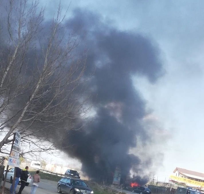 Голям пожар бушува в момента в Монтана видя първо репортер