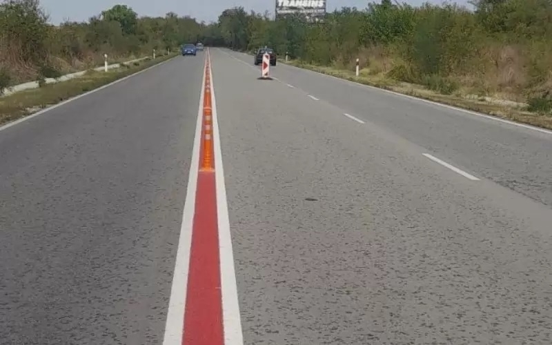 Поставят разделителни колчета по пътя Русе-Бяла