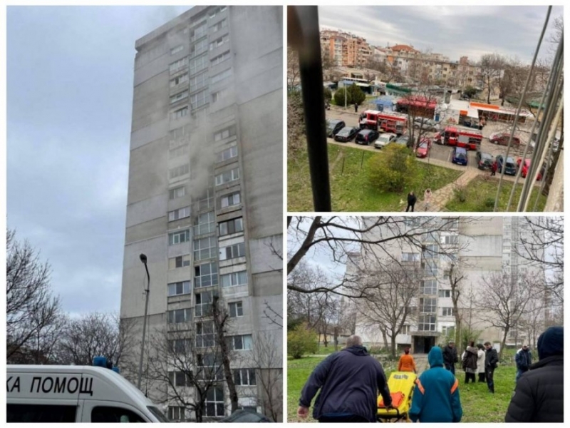 Мъж на 67 години е пострадал при разразилия се пожар