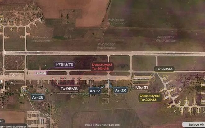 След операция "Паяжина", Русия скри бойната си авиация в Далечния изток