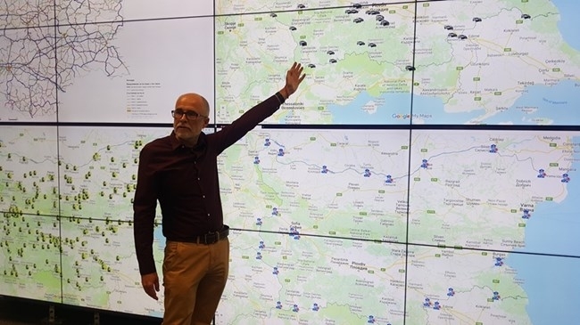 Системата за електронно събиране на пътни такси на база изминато