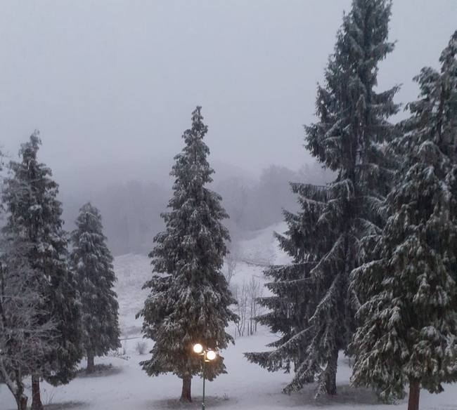 Сняг натрупа във Врачанския Балкан научи BulNews Дъждът който започна да