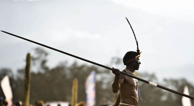 Американец бе убит с копия от членове на племето сентилел