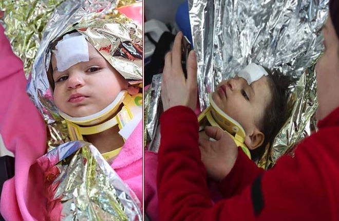 Спасителни екипи успяха да извадят живо момиченце на възраст между