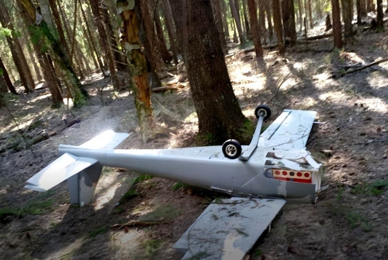 В петък украински безпилотен самолет е хвърлил експлозиви върху подстанция