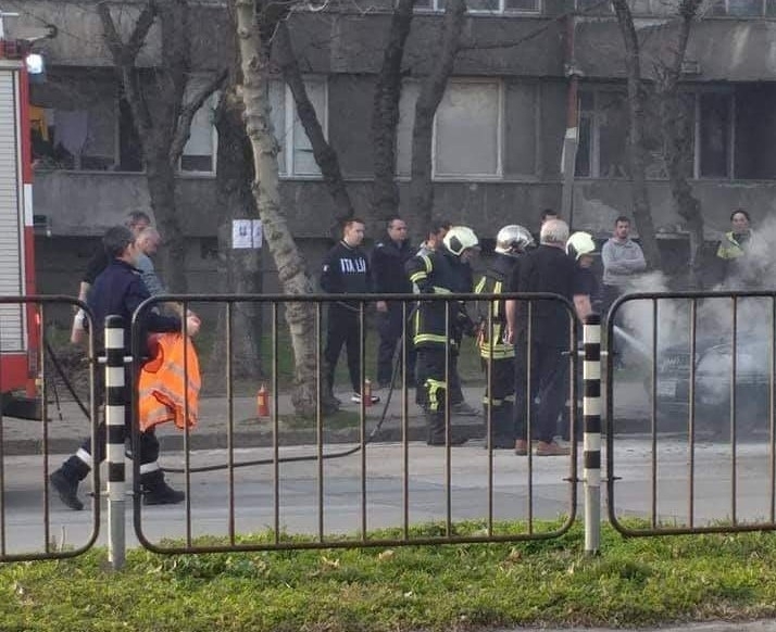 Лек автомобил Ауди се е запалил във Видин научи агенция