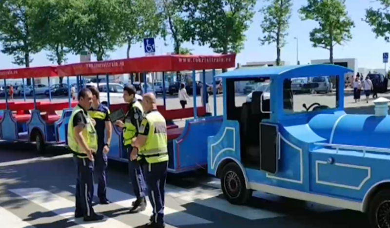 Атракционното влакче в Бургас блъсна възрастен човек и 10 годишното му