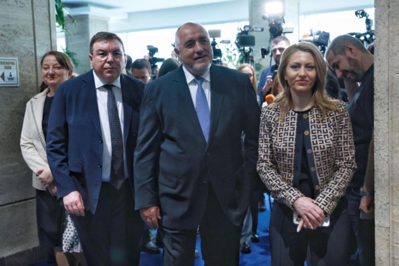 Лидерът на ГЕРБ Бойко Борисов с коментар пред медиите по