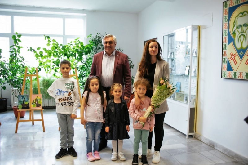 Обща художествена изложба на Школата по изобразително изкуство към НЧ