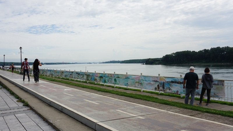 Картина- портрет на река Дунав, дълга 1 километър, беше показана