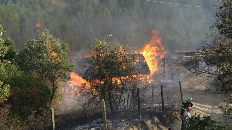 Пожар е пламнал в плевня във Видинско съобщиха от МВР В