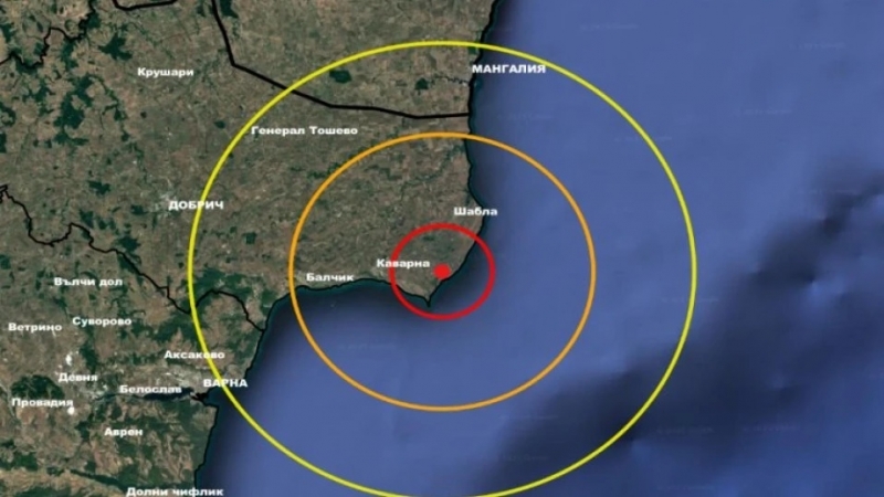 Земетресение с магнитуд 2 6 по скалата на Рихтер е регистрирано