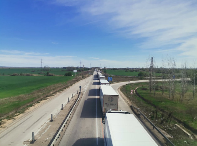 Опашка от над 10 километра от ТИР ове се образува на