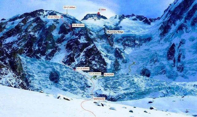 Безпрецедентната акция на връх Нанга Парбат в Каракорум Пакистан завърши с