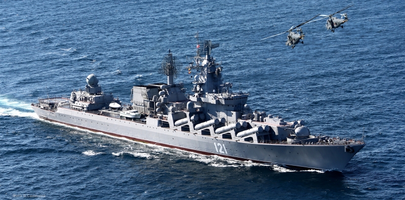 Тежка загуба за Русия Крайцерът Москва е потънал обяви руското