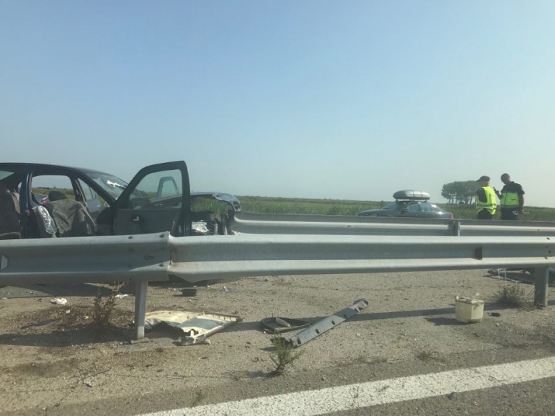 Катастрофа е станала на автомагистрала Тракия в посока към София