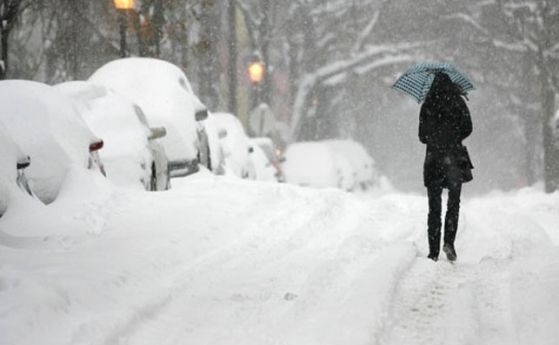 Зимни студове сковаха днес Япония прекъсвайки транспорта и предизвиквайки силен