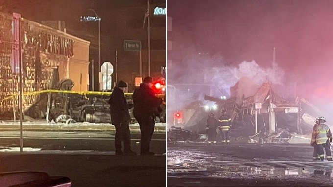 Огромен пожар избухна след като цистерна с гориво се блъсна