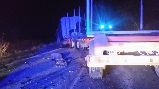 Жена пострада след катастрофа между кола и камион край село