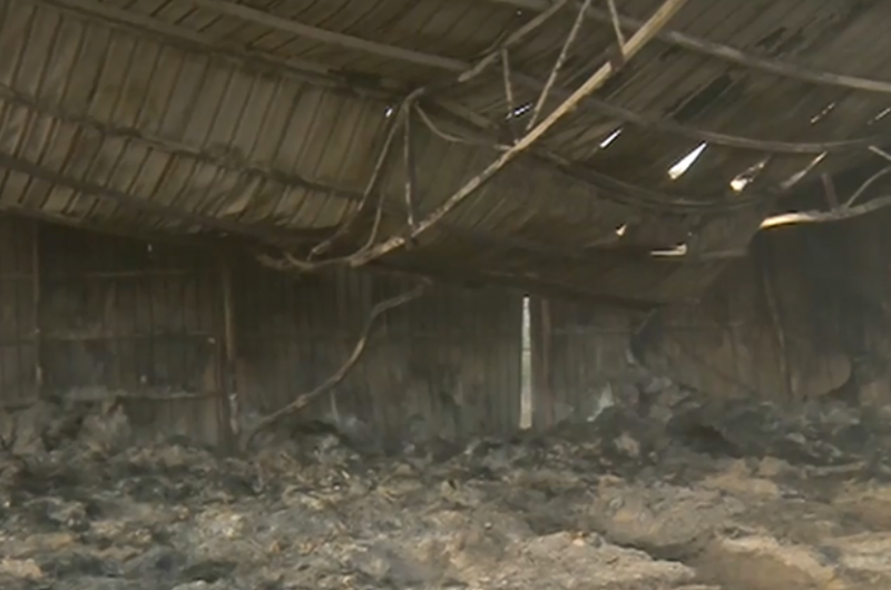 Пожар с огромни щети в стопанство в Петрич  Според потърпевшите става