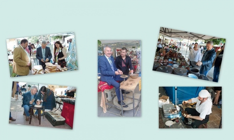 Алеята на изкуствата и занаятите е неразделна част от празника