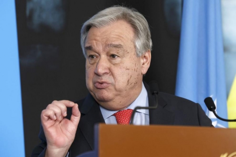 Генералният секретар на ООН Антониу Гутериш сподели пред дипломати че
