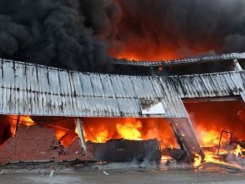 Голям пожар е горял в дървена барака във видинското село