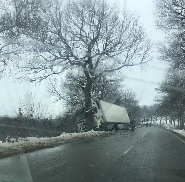 Времeнно движението по път I 1 Видин Димово в района