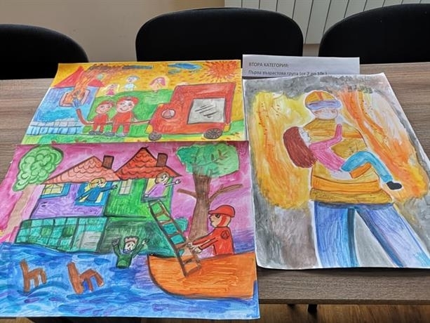 Рисунките на 14 малки художници от региона участваха в надпреварата