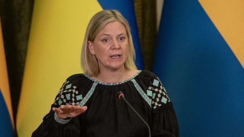 Шведският министър председател Магдалена Андерсон обяви че страната ще предостави още