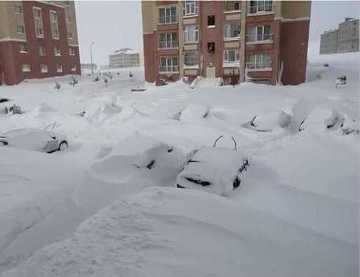 Почти деветметрова снежна покривка се е образувала в района на