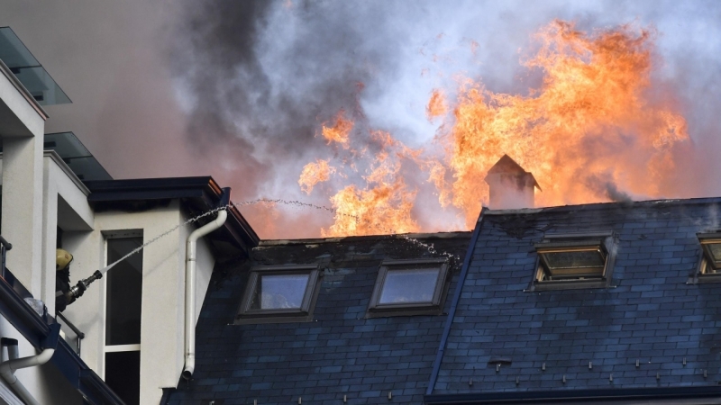 66 годишна жена е обгазена при пожар в дома ѝ в