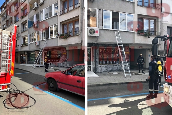 Млад мъж е загинал при пожар на ул Хаджи Димитър