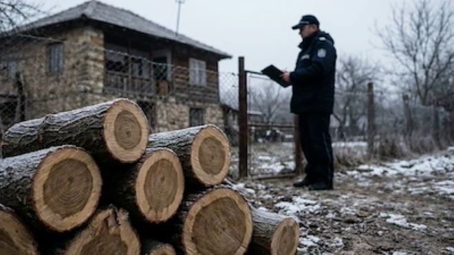 Полицаи откриха незаконни дърва в къща във Врачанско съобщиха от