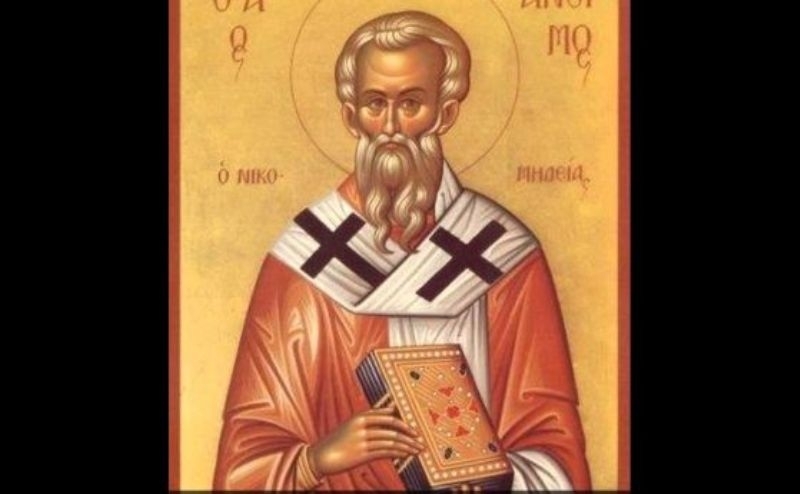 На 3 септември Православната църква чества свещеномъченик Антим Никомидийски Той живял