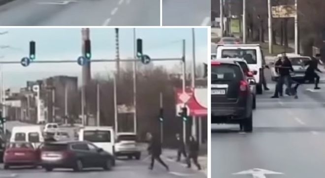 Шофьор е с наранявания по главата след масово сбиване с