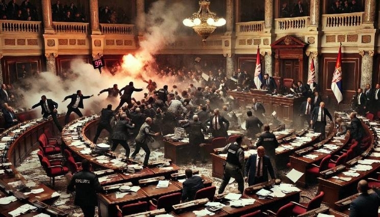 Сбиване и димки белязаха началото на първото заседание от пролетната