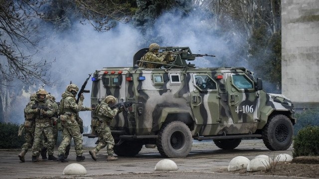 Украинското министерство на отбраната заяви, че взрив в град Джанкой,