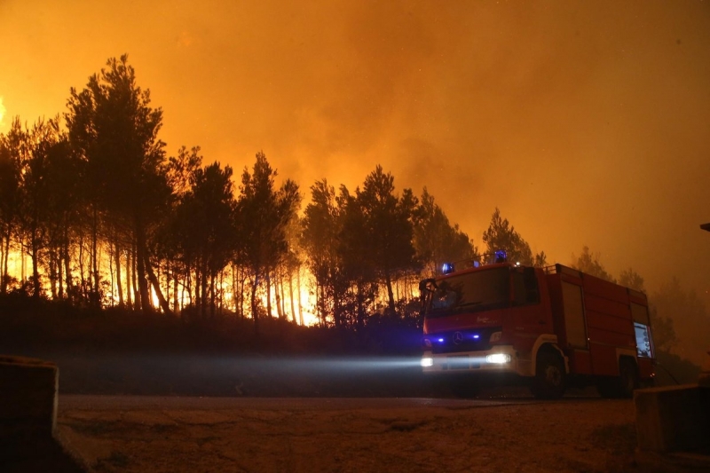 Трима хърватски огнеборци пострадаха при гасене на горски пожар в Гребащица