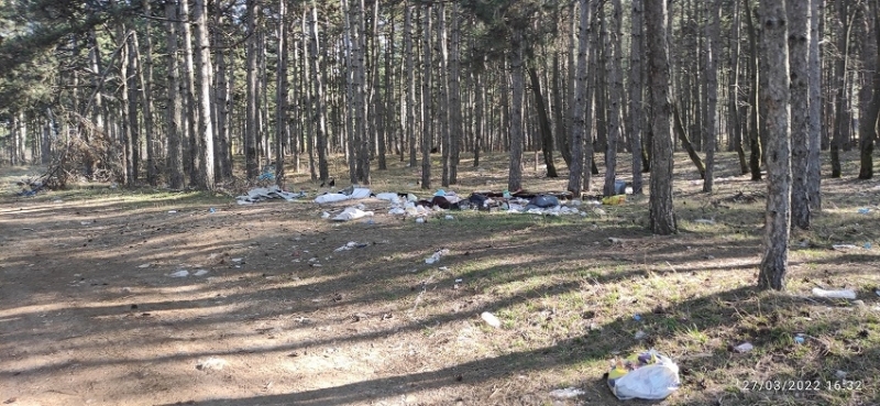 Нерегламентирано сметище се появи в горичка край Враца съобщиха бдителни
