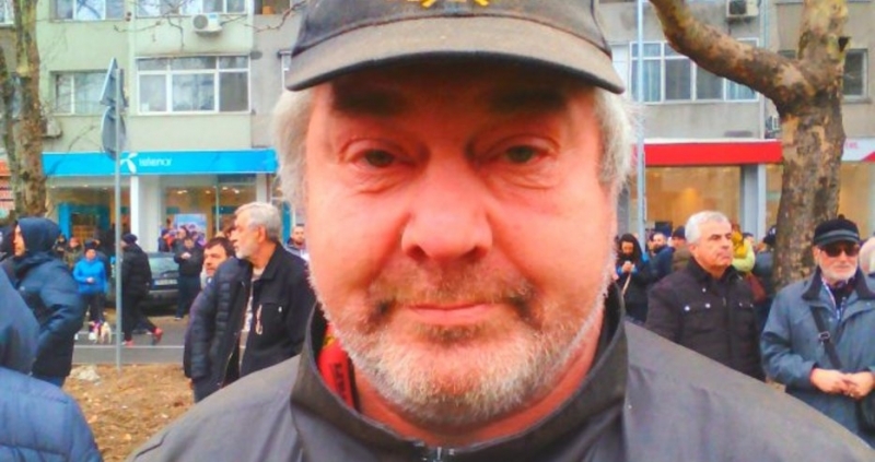 Кралят на клошарите Душко Абаджиев също бе дошъл днес на