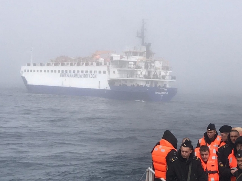 Граничари задържаха руски кораб с пиян екипаж