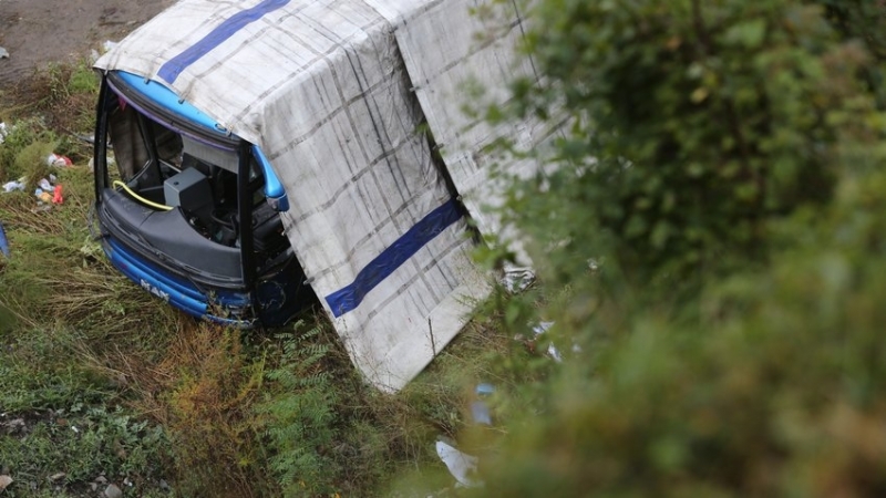 Шофьорът Григор Григоров който в събота преобърна автобус с пътници