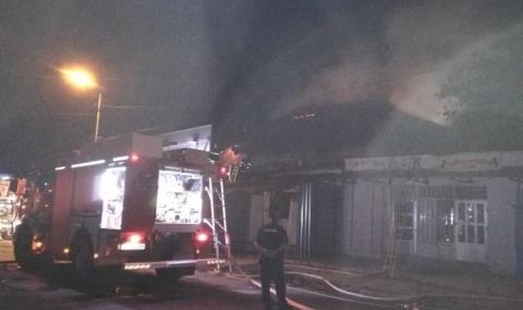 Пожар е избухнал в района на бийч бара на ваканционно