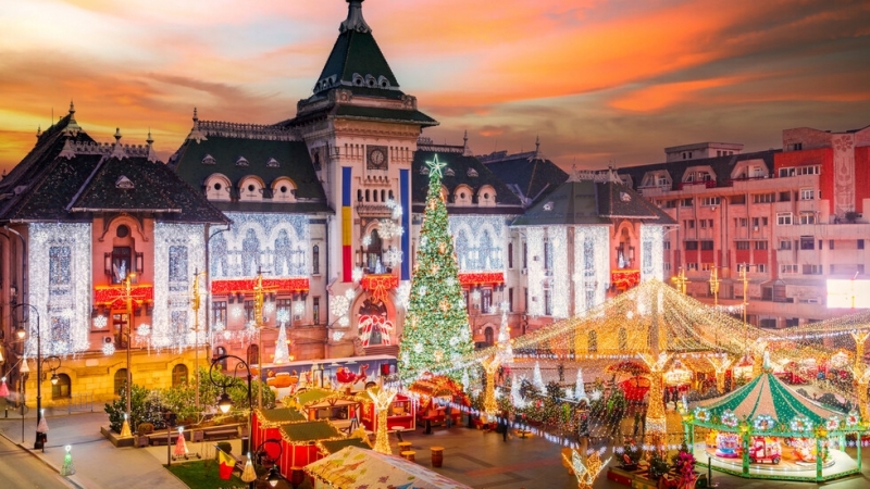 Кметството на Крайова обяви че е решило да удължи коледния