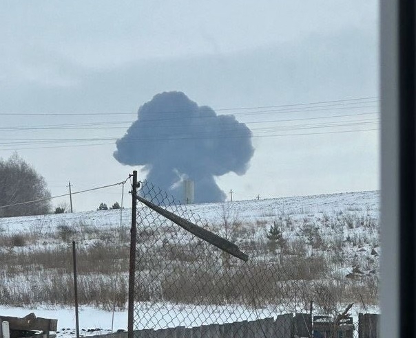 Руски военно транспортен самолет Ил 76 е паднал днес в 11 часа