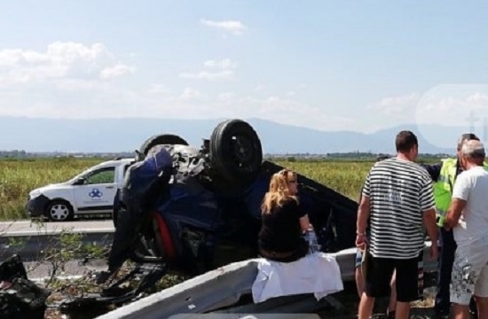 Зверска катастрофа е станала преди минути на магистрала Тракия посока