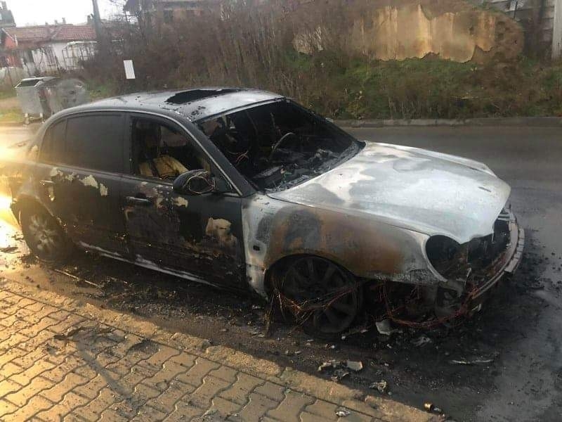 Кола изгоря във Видинско съобщиха от МВР в областния град Случаят
