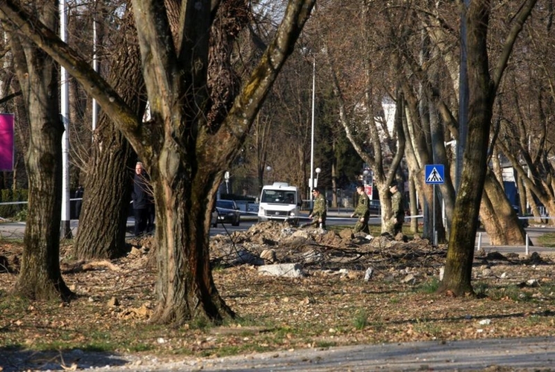 Неидентифицираният обект, паднал в Загреб, е военен дрон. Това съобщи