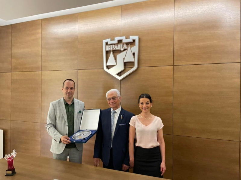 В Деня на Враца кметът Калин Каменов прие делегация от